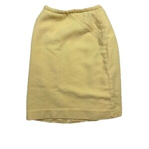 Vintage Century Of Boston A-Line Skirt Women's Size 10 Solid Yellow Classic